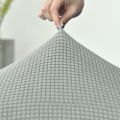 Miniatyrbild 2 av 2: Elastiskt heltäckande sofffodral i cover universal Camel color Double seats 140-185cm