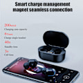 Miniatyrbild 3 av 3: Mini TWS True Wireless 5.0 Bluetooth In Ear Macaron A7S öronproppar white A12 pro