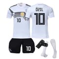 Tysk lagtröja hemma matchtröja fotbollströja set kneepad XS#With socks