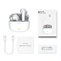 Miniatyrbild 1 av 3: Mini TWS True Wireless 5.0 Bluetooth In Ear Macaron A7S öronproppar white A12 pro