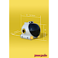 Miniatyrbild 3 av 4: CD-9 Mini Submarine Cool Long Range Earclip Bluetooth hörlurar White yellow submarine style