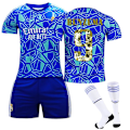 Miniatyrbild 1 av 2: Golden Globe-vinnare #9 Benzema Special Edition fotbollsuniform style5 M