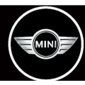 Miniatyrbild 3 av 3: 2PCS Emblem LOGO Projector Car Door Welcome Light For Benz Audi MINI(Random no loop/have loop)