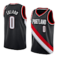 Miniatyrbild 1 av 2: Damian Lillard #0 Baskettröja 21/22 Idrottsuniform för män Black S