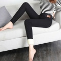 Miniatyrbild 2 av 10: Vintervarma tjocka fleecefodrade thermal Stretchy Leggings Byxor Asian XL
