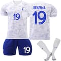 Franska landslaget borta Benzema tröja M