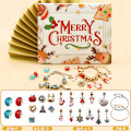 Miniatyrbild 2 av 5: flickor Adventskalender Charm Armband Making Kit för jul