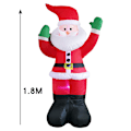 Miniatyrbild 2 av 2: Jul uppblåsbar snögubbe Santa Claus gårdsdekorationer style 6 1.8m EU