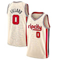 Miniatyrbild 1 av 2: Damian Lillard #0 Baskettröja 21/22 Idrottsuniform för män Cream 2XL