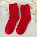 Miniatyrbild 7 av 7: 6 Par Dam Mjuka Fluffiga Sängstrumpor Vinter Varm Slipper Sock mix color