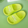 Miniatyrbild 1 av 3: Halkfri, mjuk sulor för barntofflor Inomhusduschsandal för badrum Length inside21 34-35#green