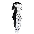 Miniatyrbild 2 av 3: Girls Cruella de Vil Kostym Fancy Dress Cosplay Party Outfit 160 cm