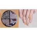 Miniatyrbillede 5 af 11: Nail Art Stempling, Stempling plade NR 18