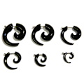 Miniatyrbilde 1 av 2: Fake expander sort - nr.6. 3 mm Black nr6. 3mm
