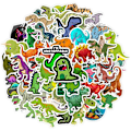 Pikkukuva 2 / 4: 50 tarraa tarrat - Eläinaihe - Sarjakuva - Dinosaur Multicolor