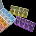 Miniatyrbillede 4 af 5: 28-Slots diamantmaling klar opbevaringsboks - Opbevaringsboks Multicolor