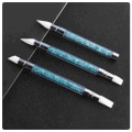 Miniatyrbild 2 av 7: 3-pack Nagelpenslar - Silikon pensel - Dubbelsidig multifärg