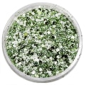 Miniatyrbillede 1 af 3: Negleglitter - Mix - Hvidgrøn - 8ml - Glitter