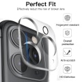 Miniatyrbilde 2 av 7: Objektivbeskyttelse for iPhone 15 Pro max Kamera i herdet glass Transparent iPhone 15 Pro Max