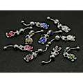 Miniatyrbillede 2 af 4: Navlepiercing ugle 1. Clear