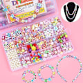 Miniatyrbillede 2 af 3: DIY - Perleboks - Akrylperler - Mix - 550 stk - Smykkefremstilling Multicolor
