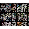 Miniatyrbillede 5 af 6: 10 ark Blomster selvklæbende neglepynt Farverig Multicolor