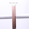 Miniatyrbillede 4 af 5: 4 ruller negletape - Rosé - Glitterstribetape