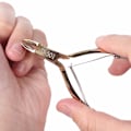 Miniatyrbillede 2 af 7: Cuticle Nipper rustfri - Cuticle bar - Neglesaks Gold