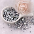 Miniatyrbillede 1 af 2: Akrylperler - 150 stk - Smykkefremstilling - DIY - Perleimitation Silver grey