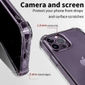 Miniatyrbild 3 av 6: iPhone 14 Pro Max- Silikon Shockproof Skal extra stöt tåligt Transparent