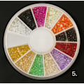Pikkukuva 6 / 11: Rhinestone pyörä MultiColor 12. Rhinestone hjul 2mm