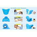 Miniatyrbillede 4 af 5: Neck stretcher neck stretcher neck stretch nakkepude Blue