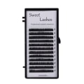 Miniatyrbilde 1 av 2: Enkeltvipper - D 0,15, 8-15mm Black 8mm