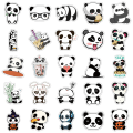 Pikkukuva 4 / 6: 50 kpl Animal Graffiti Tarrat Vedenpitävä Laptop Skate - Panda Multicolor