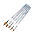 Miniatyrbillede 3 af 6: 5 stk Eksklusiv akryl/UV Børster negle Multicolor