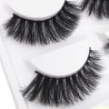Miniatyrbild 3 av 8: 5-par lösögonfransar - 3D faux mink - G807 - False eyelashes Svart