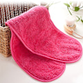 Miniatyrbilde 4 av 10: Make Up Eraser - Mikrofiber ansiktsklut håndkle, sminke fjerning Black