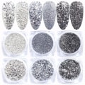 Miniatyrbild 2 av 7: 6st nagelglitter glitter , Nageldekorationer multifärg