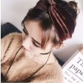 Miniatyrbillede 4 af 4: Hårbånd med twist, turban, hårbånd, Hårbånd Dark brown