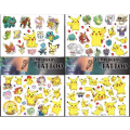 Miniatyrbilde 1 av 5: Pokemon-tatoveringer - 4 ark - Barnetatoveringer - Pikachu Multicolor