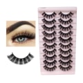Miniatyrbillede 2 af 4: 10-par Løse Øjenvipper - Sæt med naturligt look volume vipper - Black TK04
