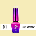 Miniatyrbilde 2 av 5: Mollylac - Gelelakk - Glamour Woman - Nr 1 - 5g UV gel/LED Yellow