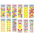 Pikkukuva 1 / 2: 12 arkkia tarroja - Smily-tarrat - Emoji Multicolor