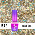 Miniatyrbillede 2 af 4: Mollylac - Gel polish - Born To Glow - Nr578- 5g UV gel/LED Gold