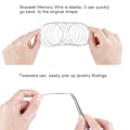 Miniatyrbilde 4 av 4: Smykkefremstillingssett - tang, ledning, ringer - DIY Silver