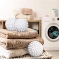 Miniatyrbild 3 av 7: 2-Pack Torkbollar Torktumlare Återanvändbar Tvättmaskinboll multifärg one size