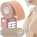 Pikkukuva 1 / 8: Itsekiinnittyvä rintaliivien rintateippi - sarja - vedenpitävä - 5 cm Beige