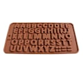 Miniatyrbillede 2 af 4: Chokoladeform, Bogstaver, Alfabet - Isform, Pralineform Brown