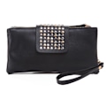 Miniatyrbillede 1 af 4: Taske pung/pung Rivet rebloggede nitter/clutch mode Black