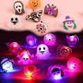 Miniatyrbillede 1 af 4: Halloween - lysende ringe - lysende ring - 5-pak - Cosplay MultiColor 5-pack
